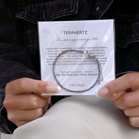 Náramek s kameny terahertz 43055.3 ocel
