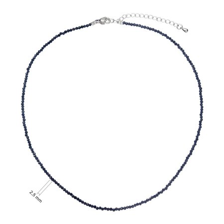Náhrdelník s blue sandstone kamene 42012.3 oceľ