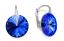 Náušnice modré Rivoli sa Swarovski Elements Sweet Candy K112212SA Sapphire 12 mm