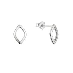 Strieborné náušnice geometrický tvar 61039