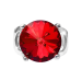 Prsteň červený so Swarovski Elements Rivoli Light Siam 12mm