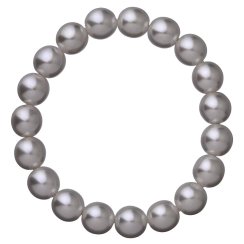 Perlový náramok šedý 56010.3 grey