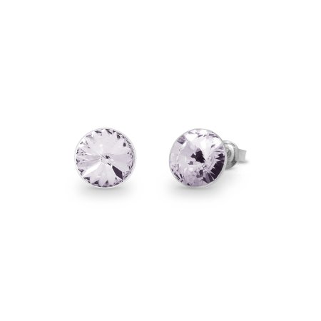 Náušnice biele Rivoli so Swarovski Elements Sweet Candy Studs K1122SS39C Kryštál 8 mm