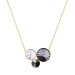 Strieborný náhrdelník pozlátený so Swarovski Elements Sweetie NG11223SNJ
