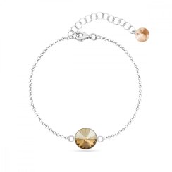Náramok zlatý so Swarovski Elements Candy B1122SS47GS Gold Shadow