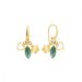 Náušnice zelené se Swarovski Elements Serenity KWGMIX2201EM Emerald
