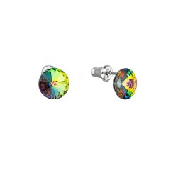 Náušnice Rivoli se Swarovski Elements Vitrail Medium 8 mm