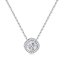Náhrdelník s čírymi zirkónmi Princesse SN001C