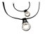 Kožený náramok čierny Cango & Rinaldi lakovaný sa Swarovski Elements