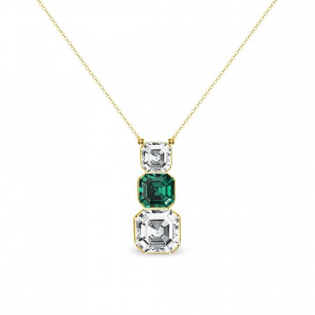 Náhrdelník zelený so Swarovski Elements Imperial NTG44803CEM Emerald