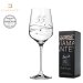 Sklenice na víno se Swarovski Elements 450 ml číslo "55"
