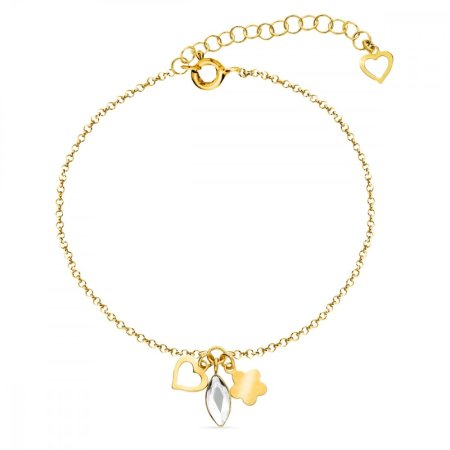 Náramok číry sa Swarovski Elements Serenity BGMIX2201C Krystal