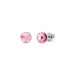 Náušnice ružové Rivoli so Swarovski Elements Sweet Candy Studs K1122SS29LR light rose 6 mm