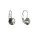Náušnice šedej Rivoli so Swarovski Elements Black Diamond 8 mm