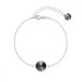 Náramok čierny so Swarovski Elements Candy B1122SS47BP Black Patina