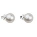 Náušnice so Swarovski Elements 31142.1 Biela 8 mm