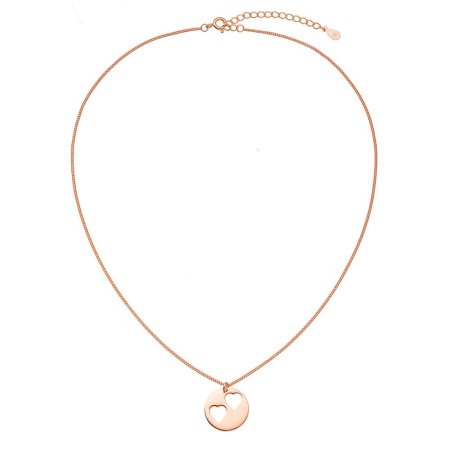 Pozlacený stříbrný set náhrdelníků pro maminku a dvě dcery 62048 rose gold