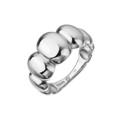 Stříbrný prsten výrazného tvaru 65026