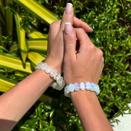 Náramek s minerálními kameny křemen 43057.3