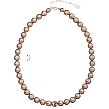 Náhrdelník se Swarovski Elements 32011.3 Bronze