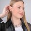 Strieborný prívesok s kryštálmi Swarovski mix farieb obdĺžnik 34194.4 Galaxy