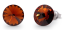 Náušnice Rivoli hnedé so Swarovski Elements Sweet Candy Studs K1122SS47ST Smoked Topaz 10 mm