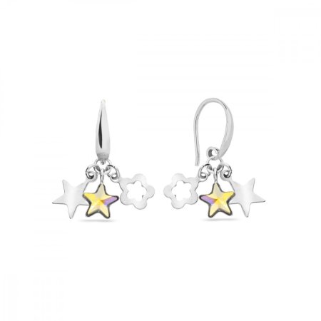 Náušnice dúhové sa Swarovski Elements Joy KWMIX2816AB