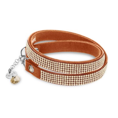 Náramok so Swarovski Elements Amazing Rainbow - long BLTEXC5OGS oranžový