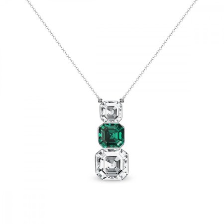 Náhrdelník zelený so Swarovski Elements Imperial NT44803CEM Emerald