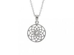 Náhrdelník mandala se Swarovski Elements Krystal