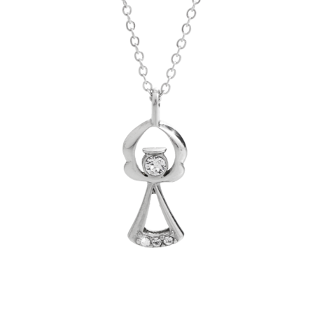 Náhrdelník číry so Swarovski Elements Anjel Krystal