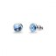 Náušnice modré sa Swarovski Elements Tiny Bonbon Studs KR1122SS29LS Light Sapphire 6 mm