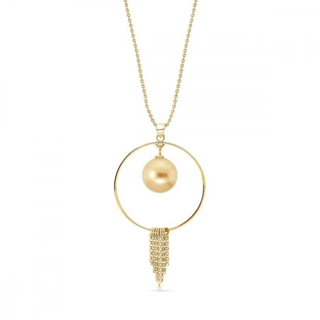 Náhrdelník zlatý se Swarovski Elements Eden NRDG581812LGO Light Gold