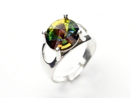 Prsten se Swarovski Elements Rivoli Vitrail Medium 12mm