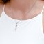 Stříbrný přívěsek se Swarovski krystaly bílá vlnka 34256.1 Krystal