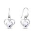 Náušnice číre so Swarovski Elements Sweetheart KWM28086C Krystal