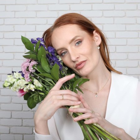 Pozlátené strieborné náušnice so zirkónmi 11517.1 crystal