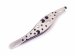Pinzeta se Swarovski Elements s černými křišťály