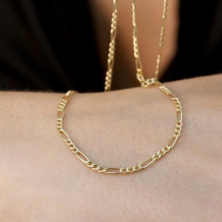 Zlatá 14kt retiazka 90A00022 FIGARO