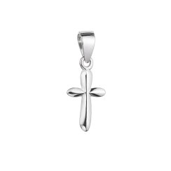 Strieborný prívesok krížik 64001