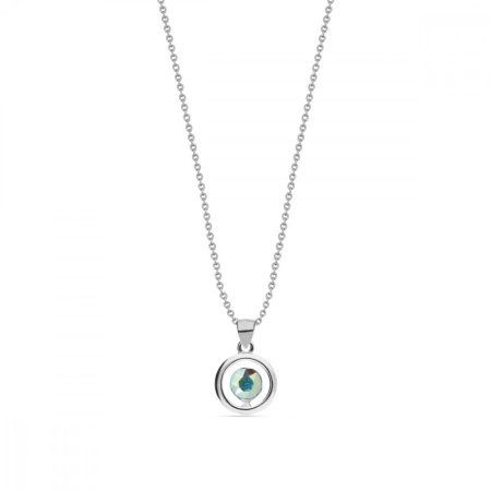 Náhrdelník dúhový so Swarovski Elements Punct NC1088SS18AB