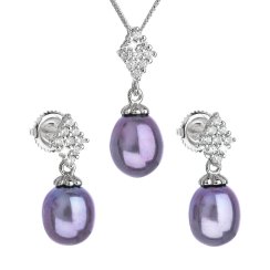 Perlová súprava z riečnych perál 29018.3 Peacock