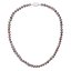 Perlový náhrdelník z říčních perel se zapínáním z bílého 14 karátového zlata 822001.3/9269B dk.peacock