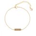 Náramek zlatý se Swarovski Elements Radiance BGFMP1GS Golden Shadow