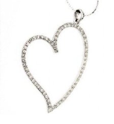 Náhrdelník srdca so Swarovski Elements Krystal