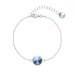 Náramok modrý sa Swarovski Elements Candy B1122SS47LS Light Sapphire