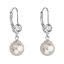 Perlové náušnice se Swarovski Elements 31196.1 Bílá