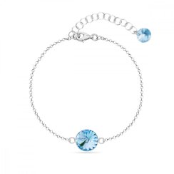 Náramok modrý sa Swarovski Elements Candy B1122SS47AQ Aqua