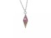 Oceľový náhrdelník zmrzlina s kyštálmi Swarovski Elements Rose