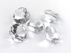 Dekorační krystal střední 1ks
